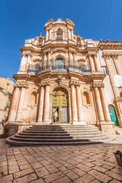 Chiesa San Giovanni Evangelista Scicli Ragusa Sicilia Italia Europa Patrimonio — Foto Stock