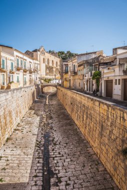 Scicli Şehir Merkezi, Ragusa, Sicilya, İtalya, Avrupa, Dünya Mirası Bölgesi