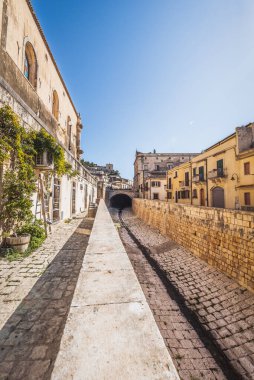 Scicli Şehir Merkezi, Ragusa, Sicilya, İtalya, Avrupa, Dünya Mirası Bölgesi