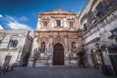 Modica, Ragusa, Sicilya, İtalya, Avrupa 'daki San Domenico Kilisesi, Dünya Mirası Bölgesi