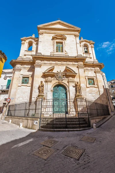 Chiesa San Paolo Lavinaro Modica Sicilia Italia Europa Patrimonio Mondiale — Foto Stock