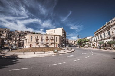 Modica Şehir Merkezi, Ragusa, Sicilya, İtalya, Avrupa, Dünya Mirası Bölgesi