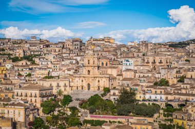 Modica Şehir Merkezi, Ragusa, Sicilya, İtalya, Avrupa, Dünya Mirası Bölgesi