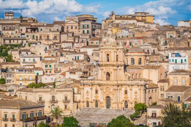 Modica 'daki San Giorgio Katedrali, Ragusa, Sicilya, İtalya, Avrupa, Dünya Mirası Bölgesi