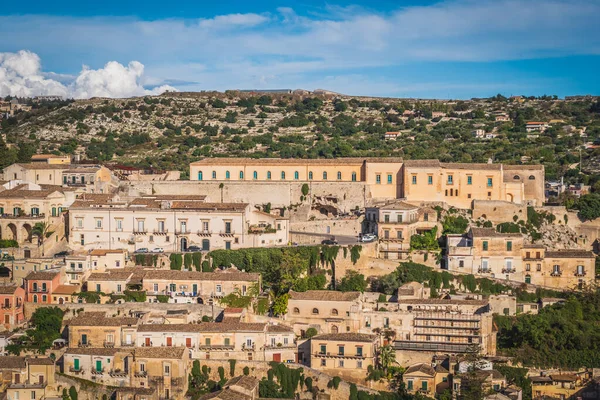 Maravillosa Vista Del Centro Modica Ragusa Sicilia Italia Europa Patrimonio — Foto de Stock