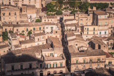 Modica Şehir Merkezi, Ragusa, Sicilya, İtalya, Avrupa, Dünya Mirası Bölgesi