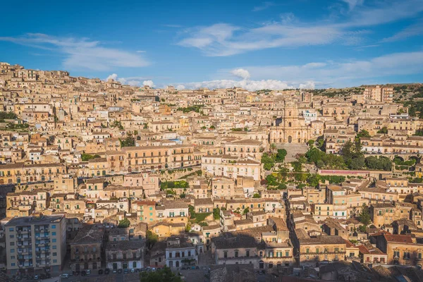 Maravillosa Vista Del Centro Modica Ragusa Sicilia Italia Europa Patrimonio — Foto de Stock