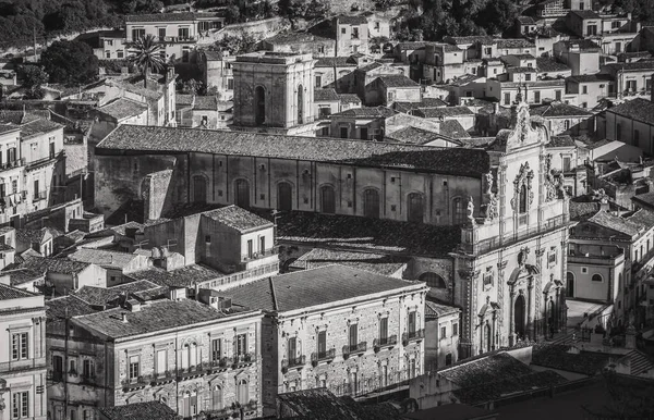 Vista Catedral San Pietro Modica Ragusa Sicilia Italia Europa Patrimonio — Foto de Stock
