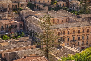 Modica Şehir Merkezi, Ragusa, Sicilya, İtalya, Avrupa, Dünya Mirası Bölgesi