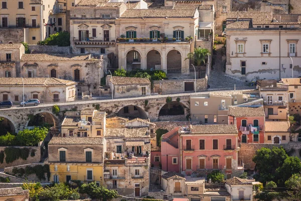 Splendida Vista Sul Centro Modica Ragusa Sicilia Italia Europa Patrimonio — Foto Stock