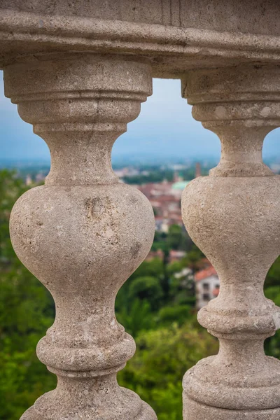 Berico Dağı, Veneto, İtalya, Avrupa, Dünya Mirası Bölgesi 'nden Vicenza Panoraması