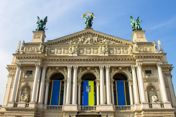 Lwiwer Opernhaus — Stockfoto