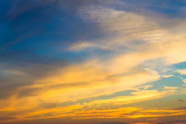 günbatımı parlak gökyüzü arka plan