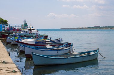 balıkçı tekneleri Harbour