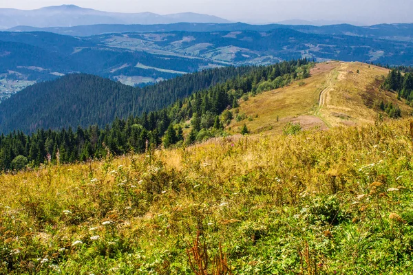 Paesaggio di montagna sfondo — Foto Stock