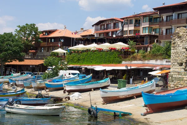 Boats in harbour — Stock Photo, Image