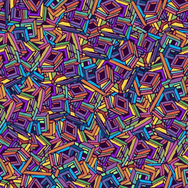 Coll μοτίβο με διαφορετικά σχήματα — Διανυσματικό Αρχείο