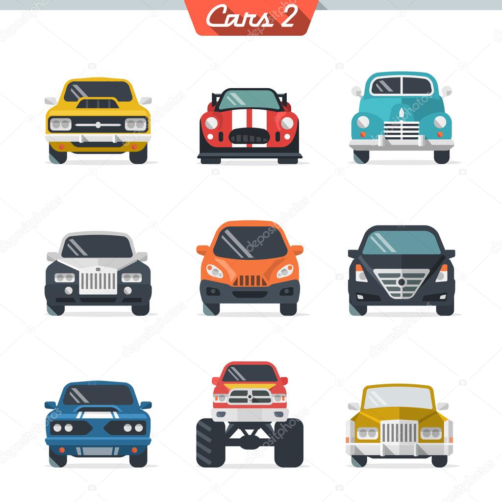 Car icon set 2.