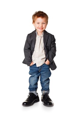 küçük çocuğa büyük Ayakkabı