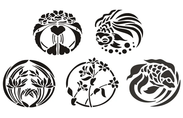 Винтажный цветочный дизайн — стоковый вектор
