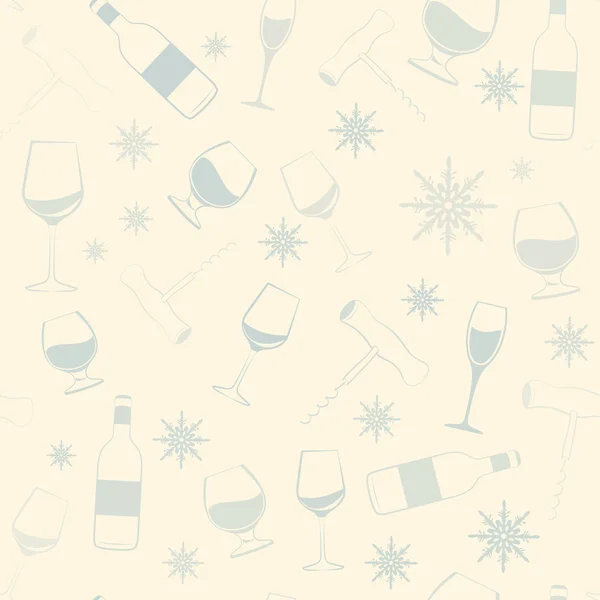 Patrón de vino — Vector de stock