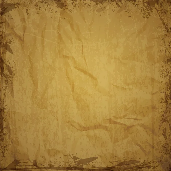 Textura de papel - hoja de papel marrón. — Vector de stock