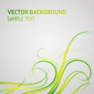 soyut yeşil çizgiler