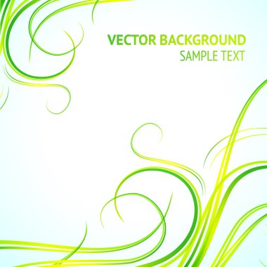 soyut yeşil çizgiler