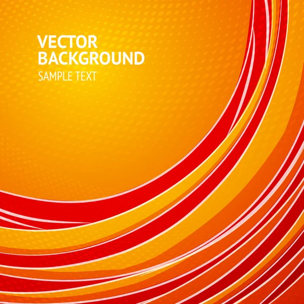 Orange vertical lines abstraction — Stock Vector