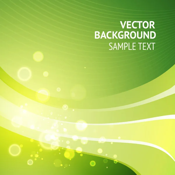 Fondo verde abstracto — Vector de stock