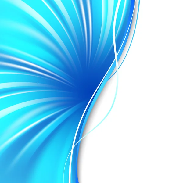 Couverture bleue abstraite . — Image vectorielle