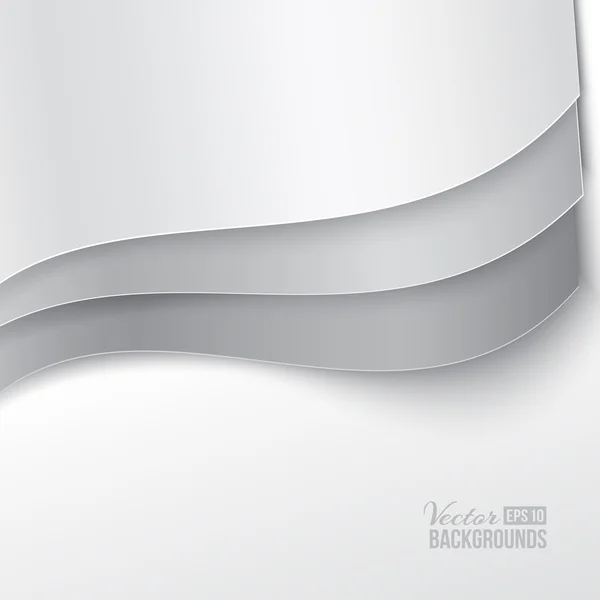 Feuilles de Livre blanc — Image vectorielle
