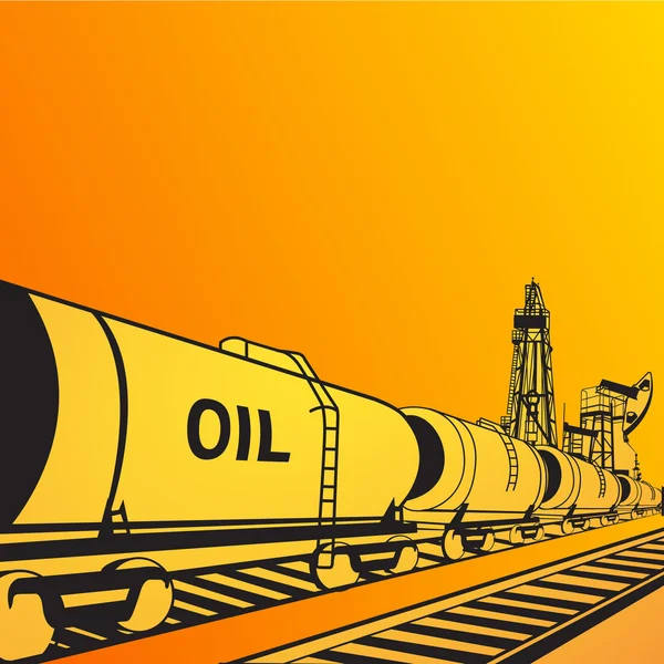 Транспортування нафти — стокове фото
