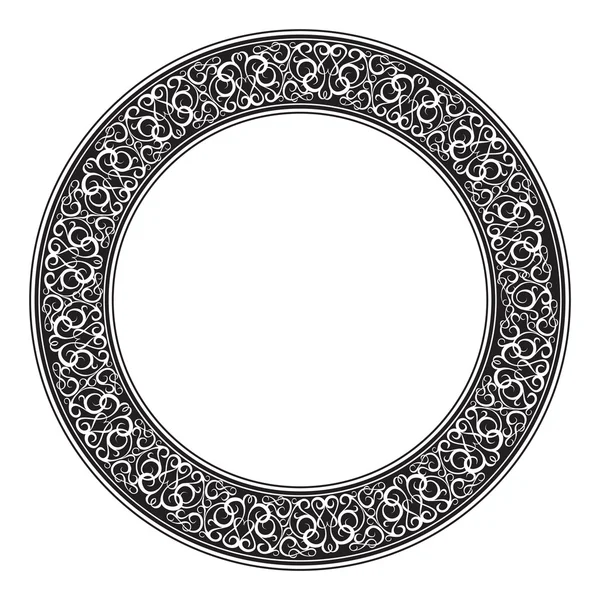 Cerchio ornamentale cornice decorativa — Foto Stock