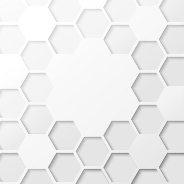 Abstract hexagon background. clipart