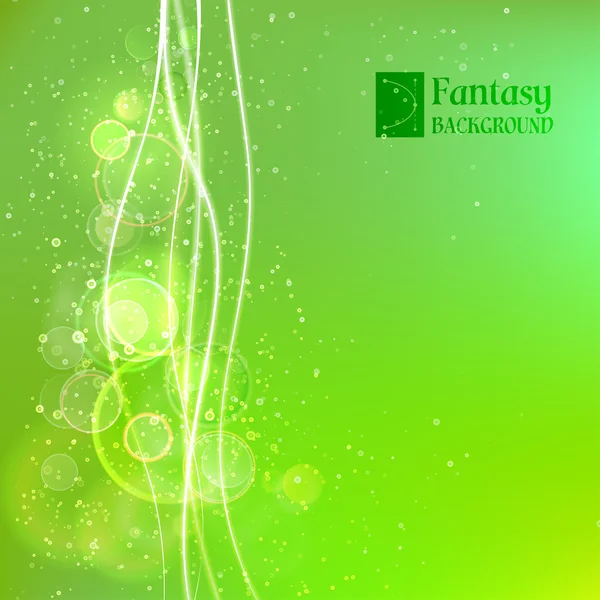 Green abstract background. — Stock Vector