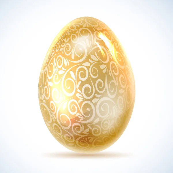 Golden egg. — Stock Vector