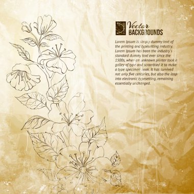 Bahar sakura kaba taslak.