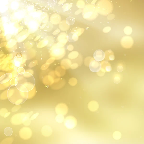 Bokeh dourado . — Vetor de Stock