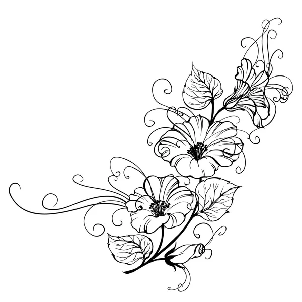 Цветок переплетения — стоковый вектор