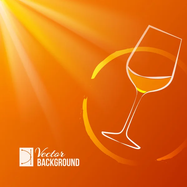 Copa de vino — Vector de stock