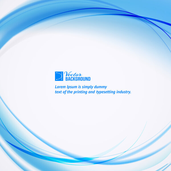 Абстрактный деловой голубой круг
.