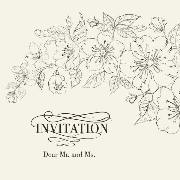 Abstract Sakura background