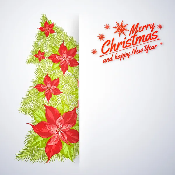 Dekorativní vánoční stromek. — Stockový vektor
