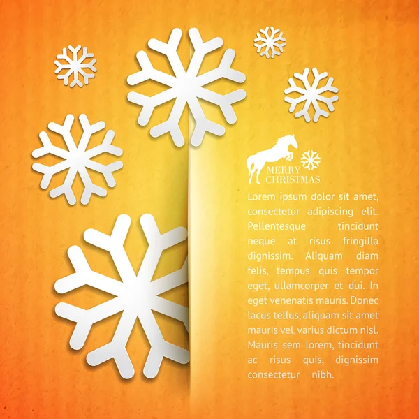 Χειμώνα καρτ-ποστάλ. — Διανυσματικό Αρχείο