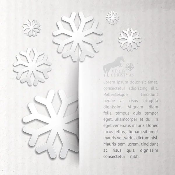Χειμώνα καρτ-ποστάλ. — Διανυσματικό Αρχείο