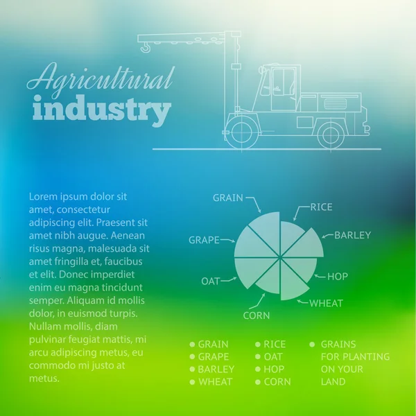 Trasporto dell'industria del carico . — Vettoriale Stock