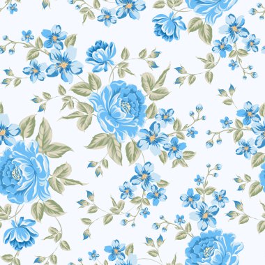 lüks renk Şakayık desen.