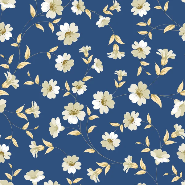 Fleur motif sans échantillon . — Image vectorielle