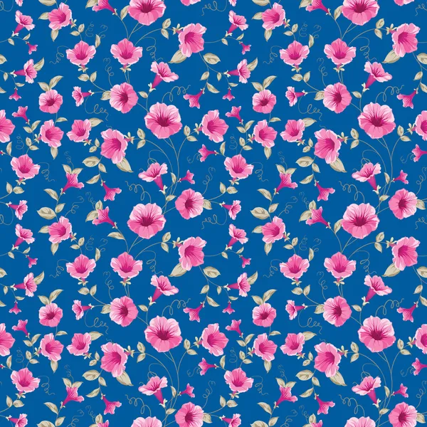 Motif floral sans couture — Image vectorielle